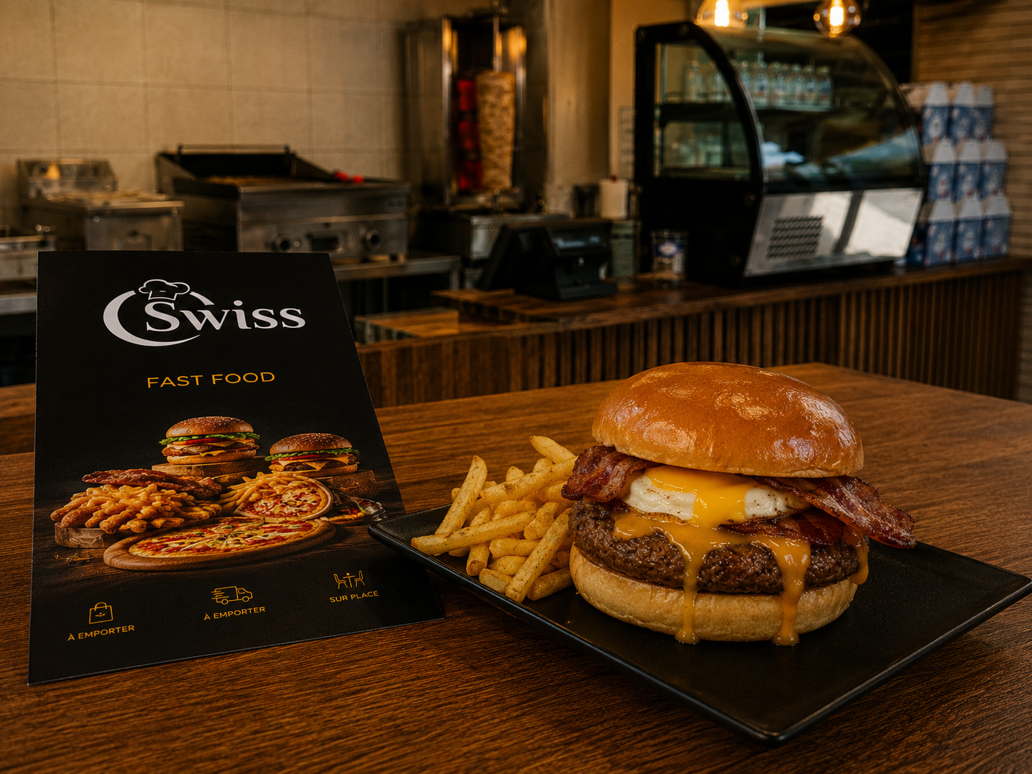Burger premium O'Swiss